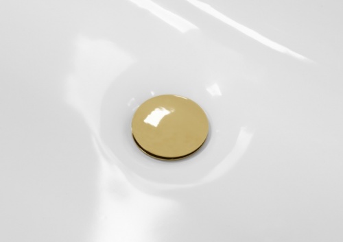 Click Clack Bath Waste With Overflow Brass